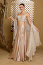 Sharara Set with Sequined Bustier
