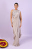 Embroidered Blouse Drape Saree