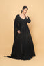 Black Embroidered Anarkali Set