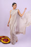 Embroidered Blouse Drape Saree