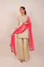 Beige Color Heavy Embroidered Stitched Sharara Set