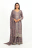 Grey Color Stitched Plazo Set