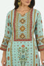 Ice blue Color Printed Short Kurti With Palazzo