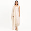Beige Color Unstitched Tissue suit