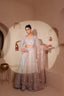 Ivory Pink Heavy Embroidered Lehenga