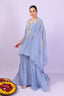 Cape Style Sharara Set