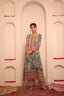 Sea Green Color Stitched Plazo Set