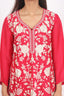 Rani Color Heavy Thread Embroidered Stitched Cord -Set