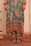 Sea Green Color Stitched Plazo Set