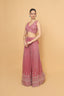 Embroidered Crop-top Palazzo Set