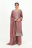 Pink Color Stitched Plazo Set