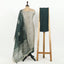 Grey Color Unstitched Chanderi Suit