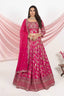Banarasi Silk Lehenga with Zari Weaving