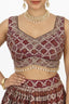 Maroon Color Lehenga Choli