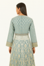 Sky Blue Tissue Anarkali Set