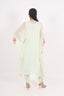 Beige Color Embroidered Stitched Kaftan With Dhoti Pant Design