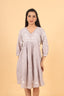 Thread Embroidered Work Short Dress