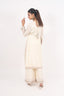 Cream Color Heavy Embroidered Stitched Palazzo Set