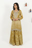 Brocade Sharara with Embroidered Detailing