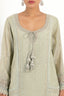 Sea Green Color Stitched Plazo Set