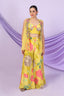 Floral Palazzo Set With Cape