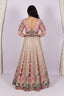 Multi-Thread Embroidered Bridal Lehenga Set
