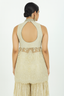 Off-White Color Embroidered Sharara Set