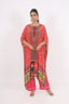 Rani Color Embroidered Stitched Kaftan With Pent Design