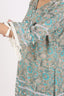 Floral Printed Stitched Cord set With Flared Border Details