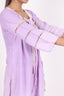 Lavender Color Embroidered Stitched Cotton Cord -Set
