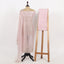 Pink Color Unstitched Tissue Suit