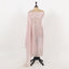 Pink Color Unstitched Tissue Suit