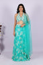 Embroidered Halter-Neck Lehenga Se