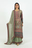 Mint Green Printed Sharara Set