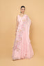 Baby Pink Sequins Embroidered Gown