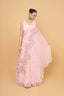 Baby Pink Sequins Embroidered Gown