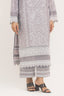 Lavender Color Stitched Cotton Suit
