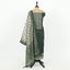 Green Color Unstitched Linen Suit