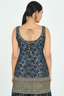 Navy Blue Sharara Set