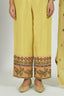 Yellow Color Printed Palazzo Set