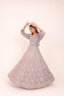 Heavy Zari Embroidered Georgette Stitched Anarkali Set