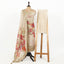 Beige Color Unstitched Tissue Suit