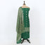 Rama Green Color Unstitched Chanderi Suit