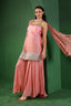 Embroidered Sharara Set