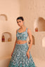 Heavy Embroidered Net lehenga with Blouse