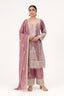 Pink Color Stitched Plazo Set