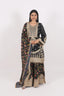 Black Heavy Embroidered Stitched Sharara Set