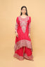 Heavy Embroidered A-Line Style Sharara Set