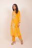 Yellow Floral Print Kurti Set