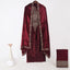 Embroidered Unstitched Velvet Suit